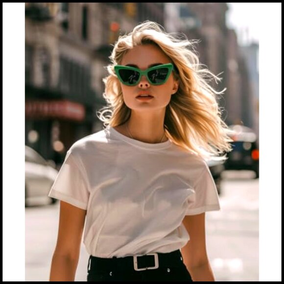 Retro Cat Eye Sunglasses UV400 Protection Vintage Chic Small Frame main image 5